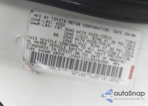 1999 Lexus Rx 300 из США, поврежденный, VIN JT6HF10U1X0040986